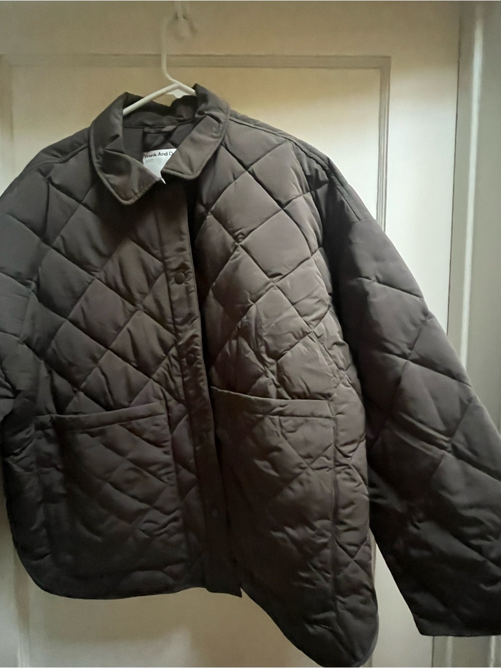 Frank & Oak Olive Green Puffer Unisex Size Large NEW